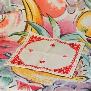 Aztec hand sewn napkin